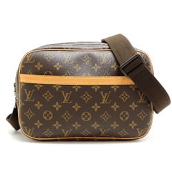 Louis Vuitton Reporter PM Women's and Men's Shoulder Bag M45252 Monogram Ebene (Brown)