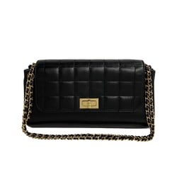 CHANEL Chanel Chocobar 2.55 Lambskin Leather Chain Handbag Shoulder Bag 48287 461k948287