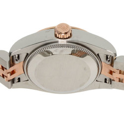 Rolex 179171G Datejust 10P Diamond Meteorite Manufacturer Complete Watch Stainless Steel SSxK18PG Everose Gold Ladies ROLEX