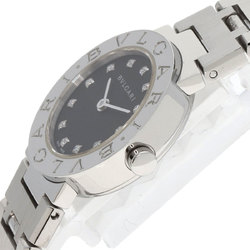 BVLGARI BB23SS 12 12P Diamond Watch Stainless Steel SS Ladies