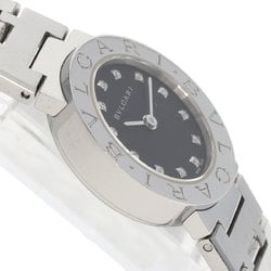 BVLGARI BB23SS 12 12P Diamond Watch Stainless Steel SS Ladies