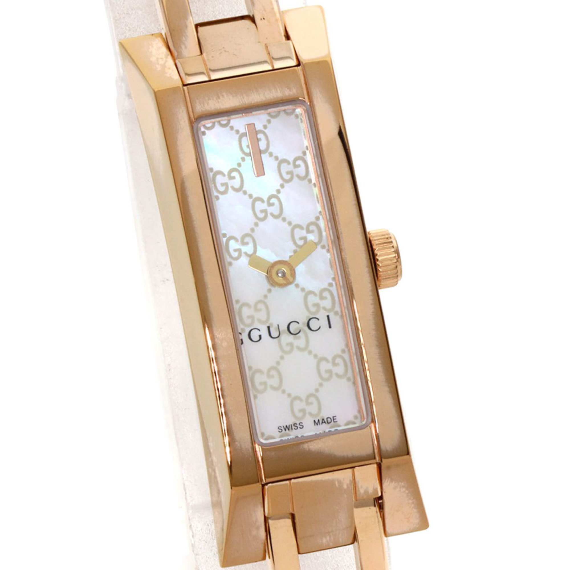 Gucci YA110 Square Face Watch PGP Ladies GUCCI