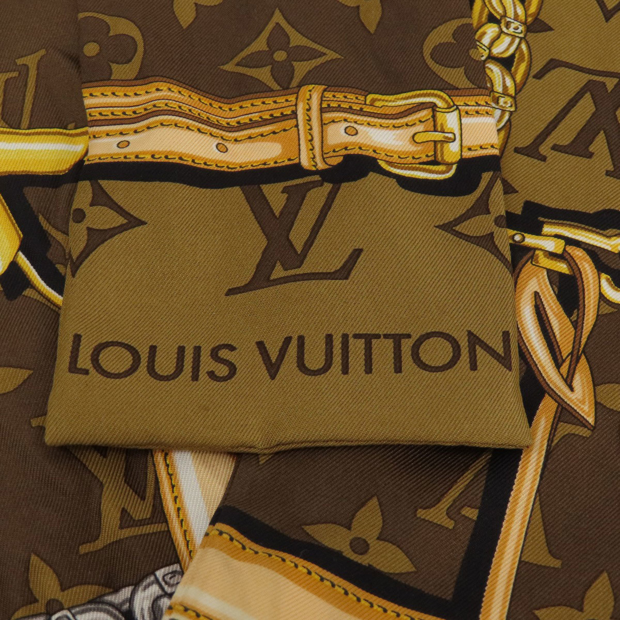 Louis Vuitton Bandeau Scarf Muffler Silk Women's LOUIS VUITTON