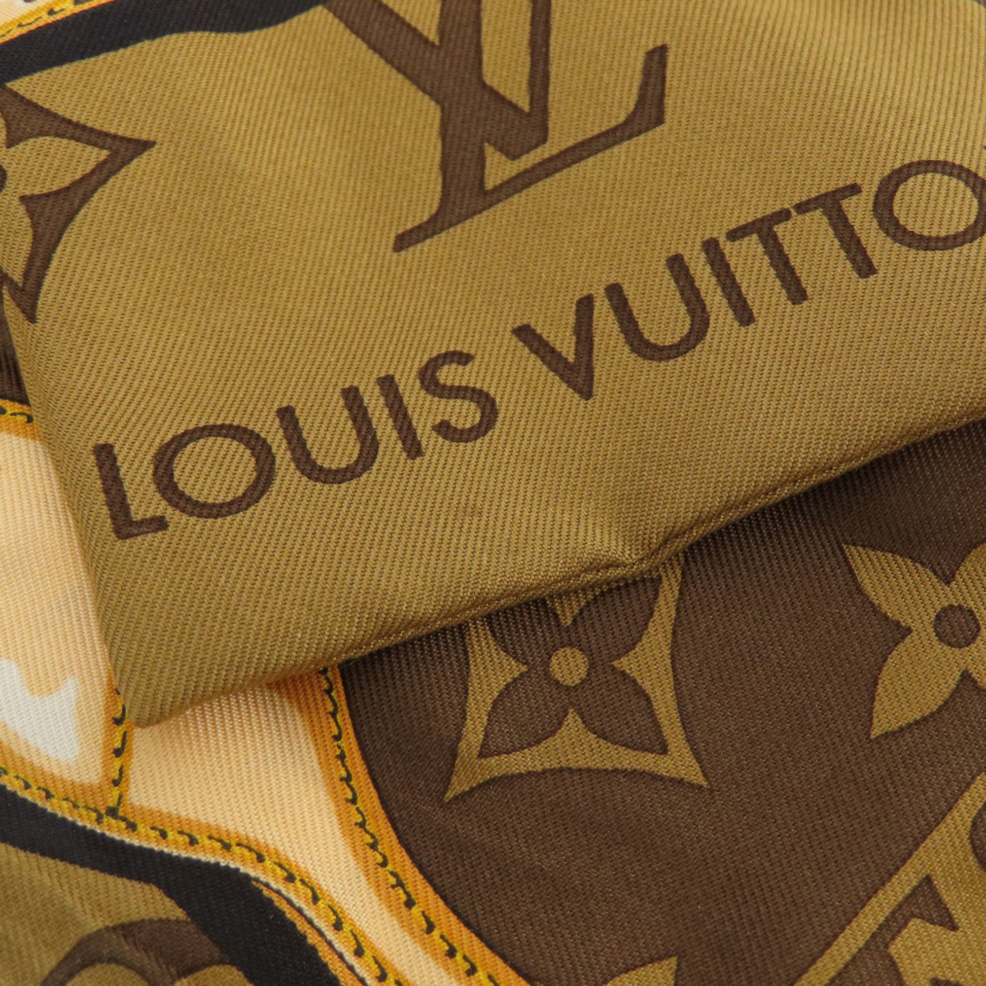 Louis Vuitton Bandeau Scarf Muffler Silk Women's LOUIS VUITTON