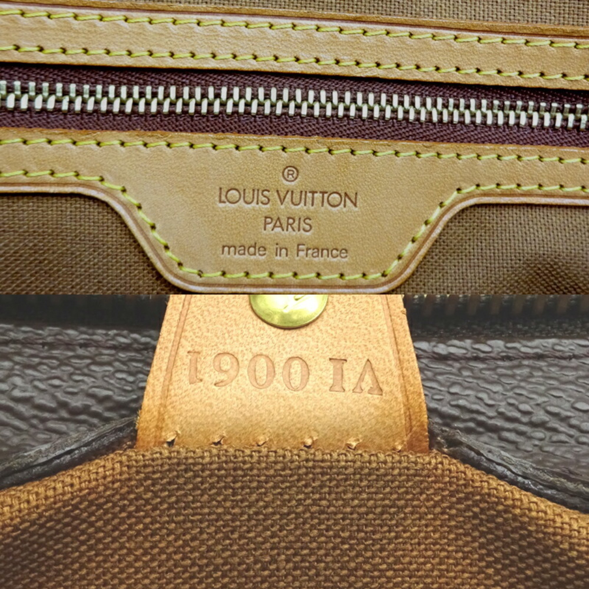 Louis Vuitton Cabas Piano Women's Shoulder Bag M51148 Monogram Brown