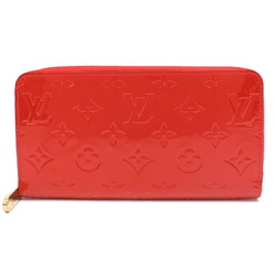 Louis Vuitton Zippy Wallet Women's Long M90200 Monogram Vernis Cerise (Red)