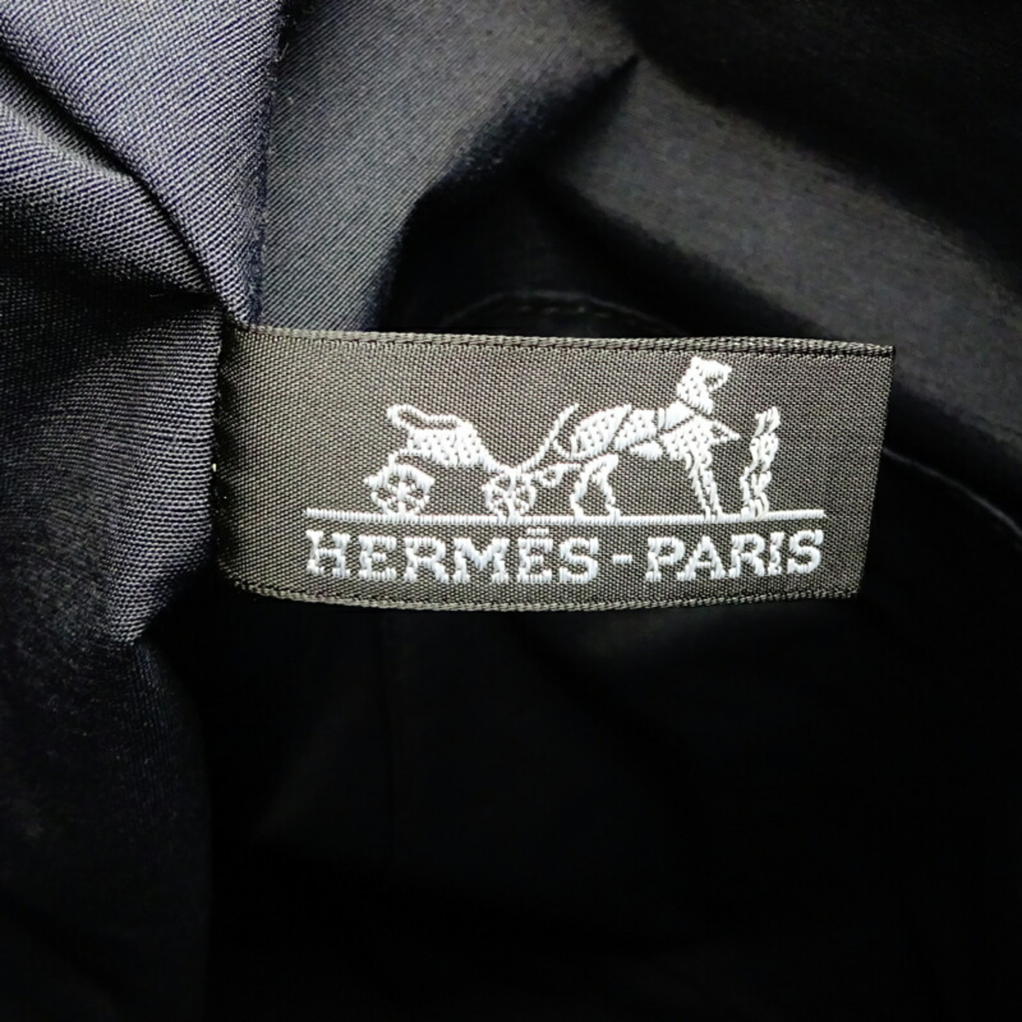Hermes Air Line Cabas Women's Handbag Canvas Grey