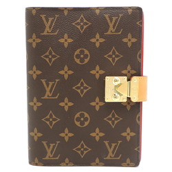 Louis Vuitton Couverture Carnet Paul Women's Notebook Cover GI0238 Monogram Ebene (Brown)