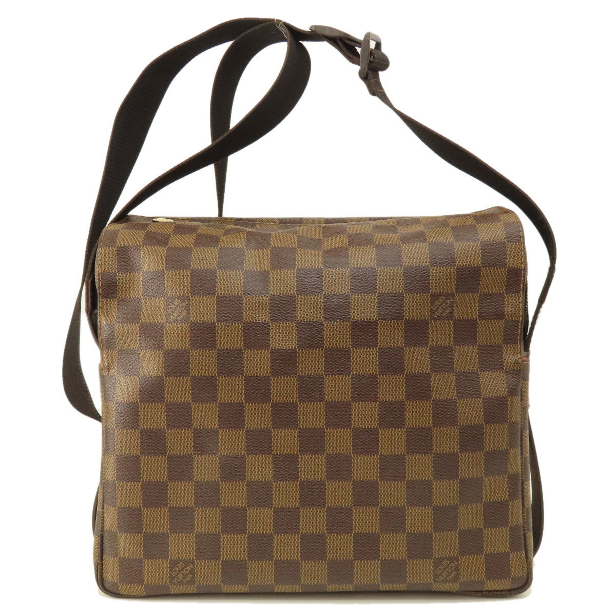 Louis Vuitton N45255 Naviglio Damier Ebene Shoulder Bag Canvas Women's LOUIS VUITTON