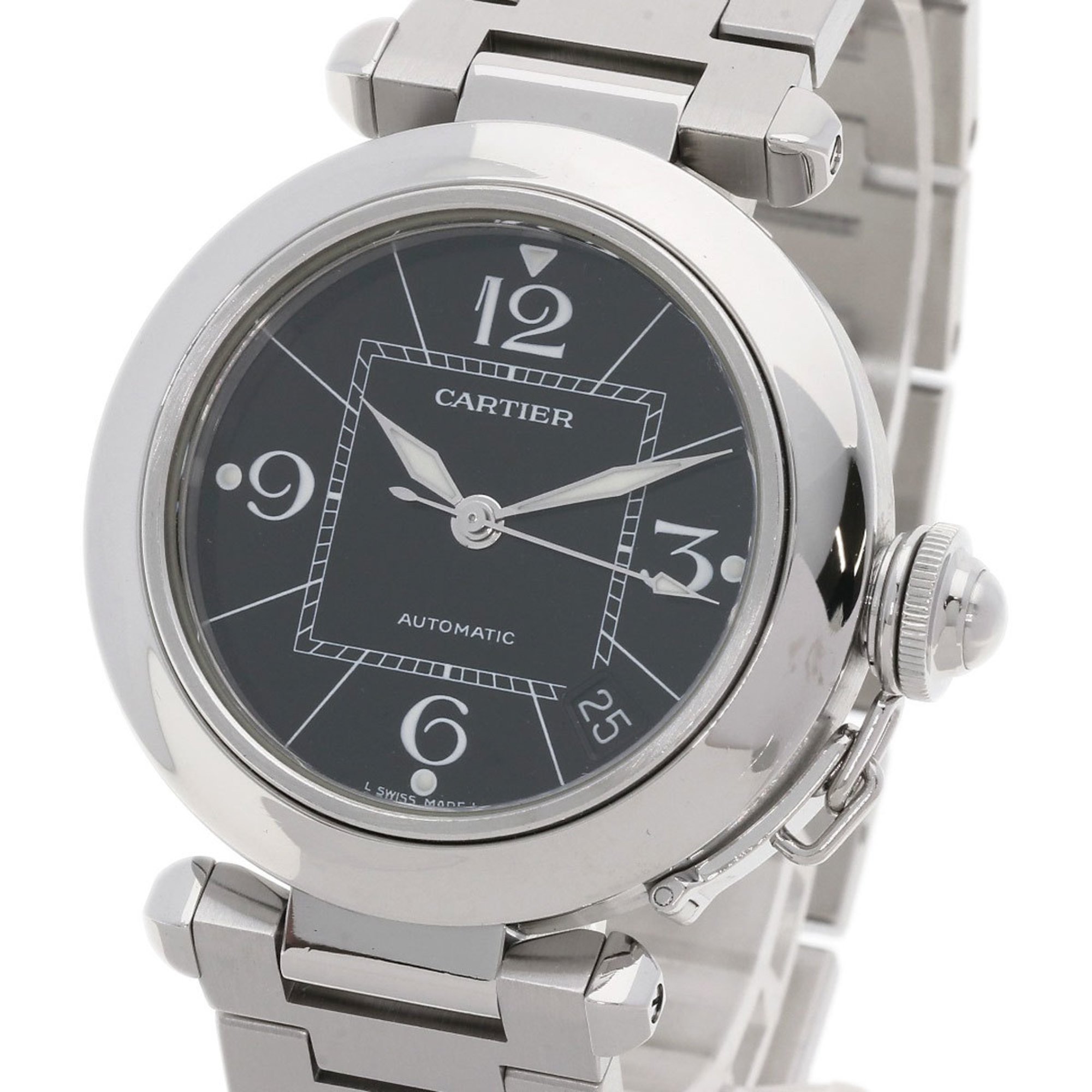 Cartier W31076M7 Pasha C Watch Stainless Steel SS Boys CARTIER