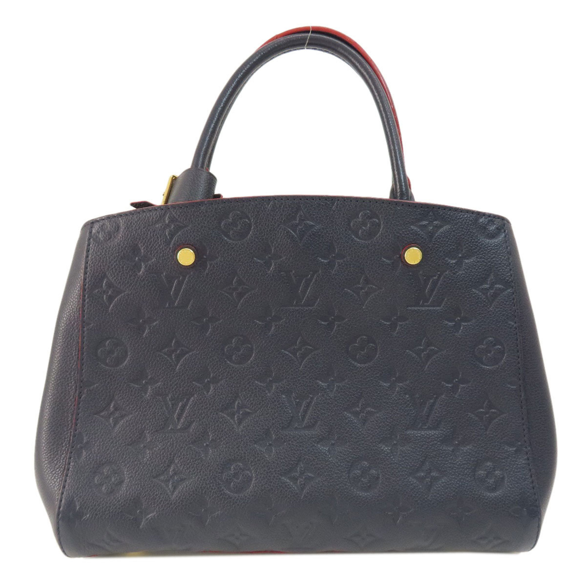 Louis Vuitton M42746 Montaigne MM Marine Rouge Handbag Empreinte Women's LOUIS VUITTON