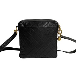 CHANEL Caviar Skin Matelasse Leather Shoulder Bag Navy 64336 5sbk-ap064336