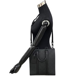 LOUIS VUITTON Louis Vuitton Sac Plat Cross Empreinte Taurillon Leather 2way Handbag Shoulder Bag Black 363-5 240303kmk363-5