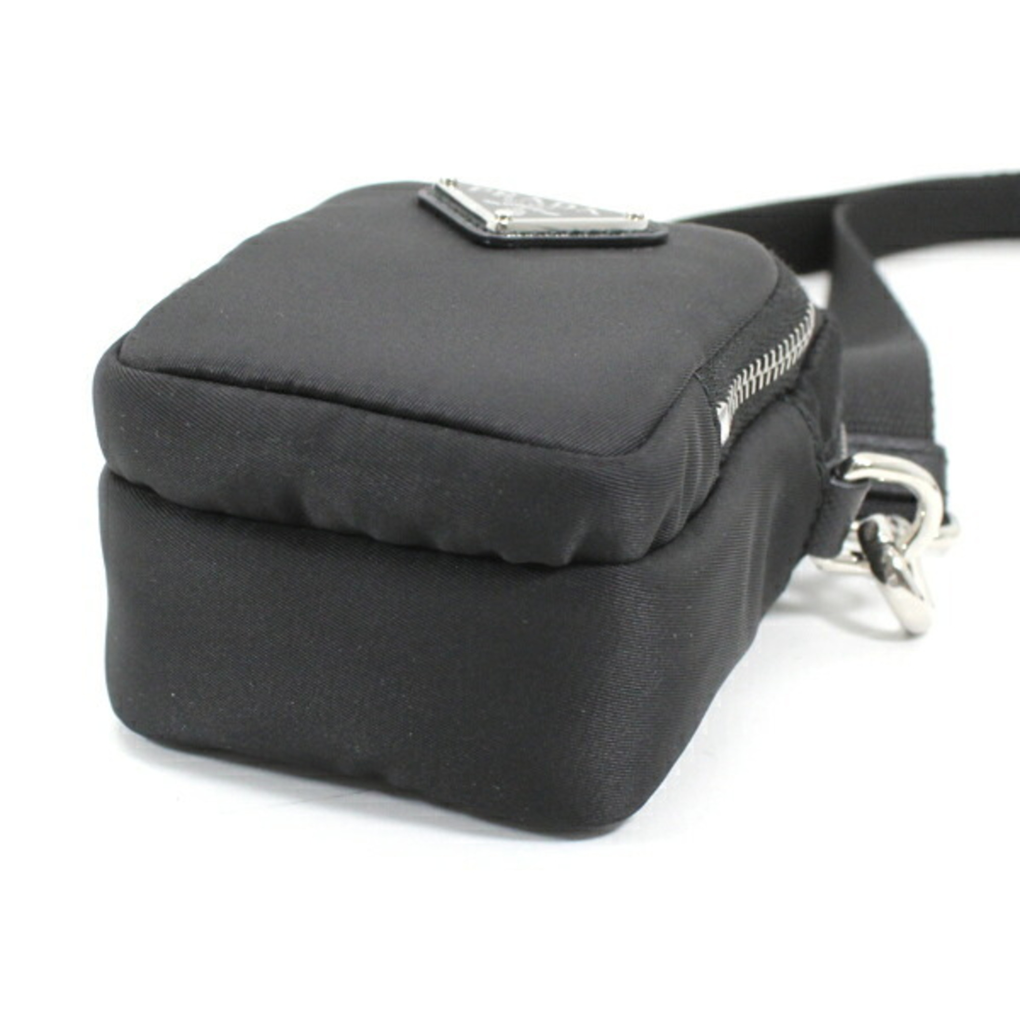 Prada Shoulder Bag Pouch Black Nylon 2ZT025 Waist Men's Women's PRADA T4958-r
