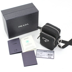 Prada Shoulder Bag Pouch Black Nylon 2ZT025 Waist Men's Women's PRADA T4958-r