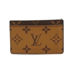 Louis Vuitton Business Card Holder/Card Case Monogram Reverse Porte Carte Sample M69161 Brown Men's/Women's