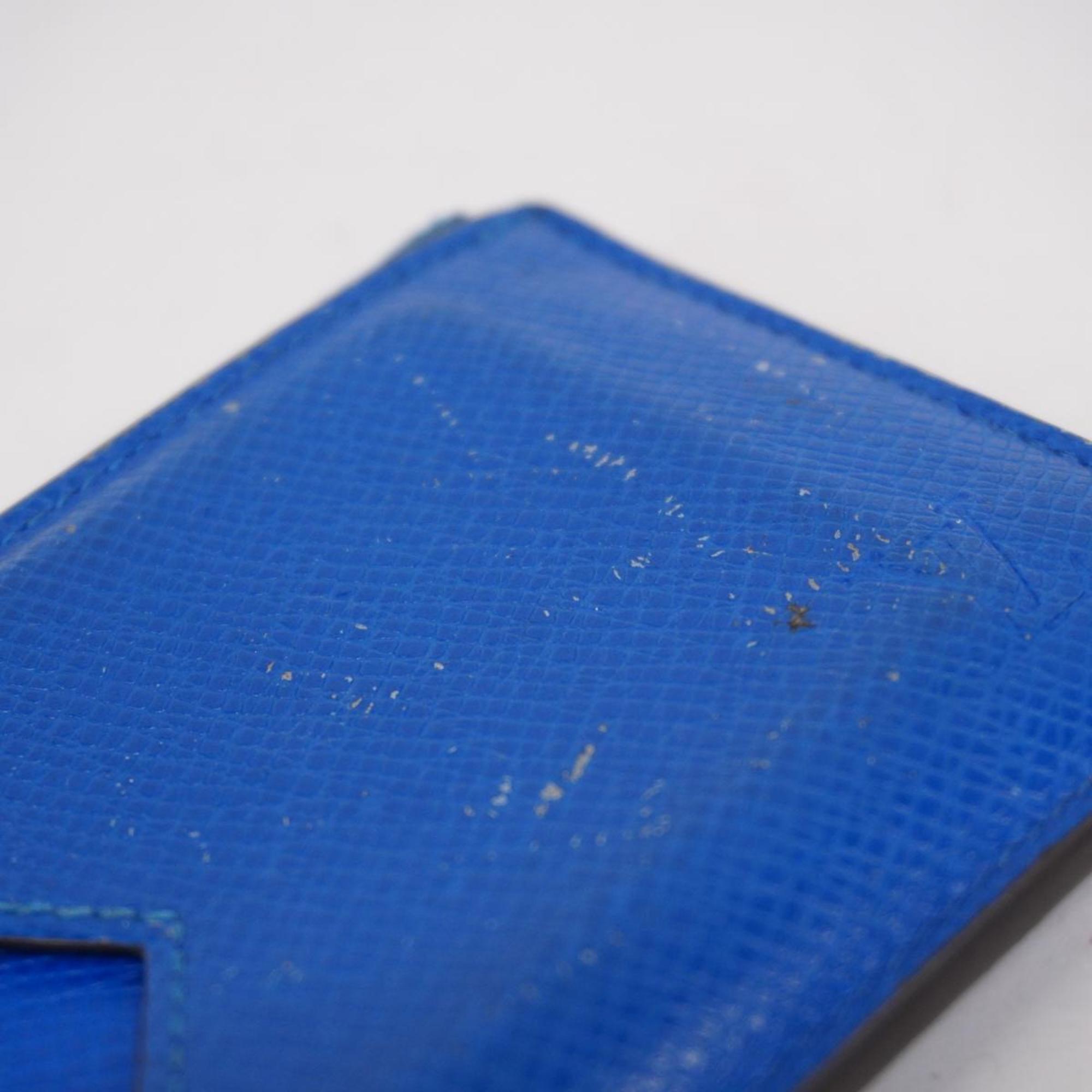 Louis Vuitton Wallet/Coin Case Taiga Coin Card Holder M80987 Blue Men's