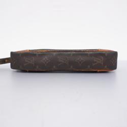 Louis Vuitton Clutch Bag Monogram Marly Dragonne GM M51825 Brown Women's