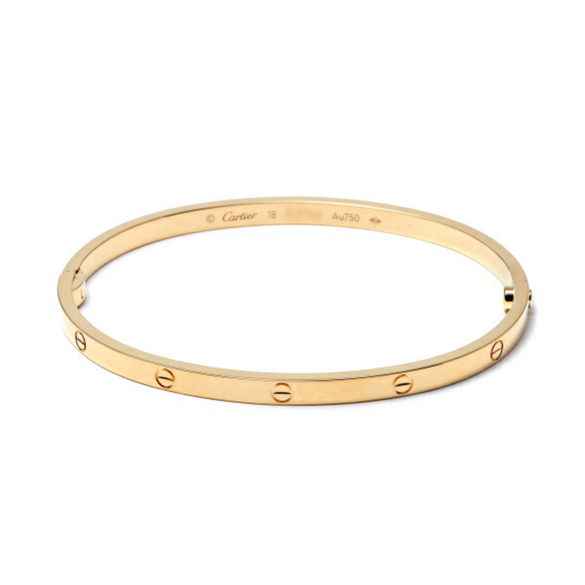 Cartier Love K18YG Yellow Gold Bracelet