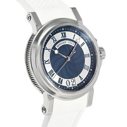 Breguet Marine 5817ST Y2 5V8 Blue Silver Dial Wristwatch Men's