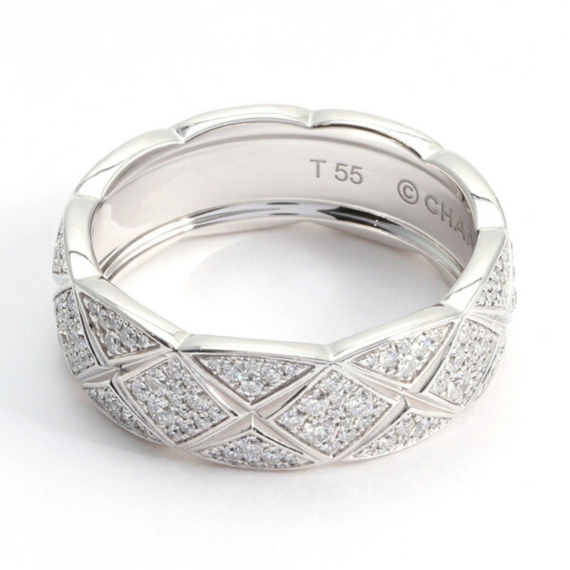 Chanel Coco Crush Medium K18WG White Gold Ring