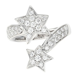 Chanel Comet Star K18WG White Gold Ring
