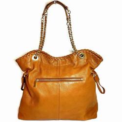Tory Burch Brown Leather Bag Tote Women's