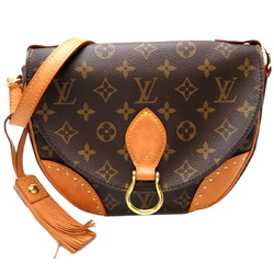 Louis Vuitton Saint-Clou Tassel Women's Shoulder Bag M41481 Monogram Ebene (Brown)