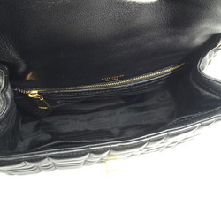 Kate Spade Chain Women's Shoulder Bag Leather Black