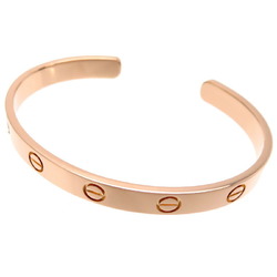 Cartier #17 Love Bracelet Women's Bangle B6032617 750 Pink Gold