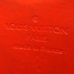 Louis Vuitton Porte Monnaie Cool, some charms missing, ladies coin case, M93658, Monogram Vernis, Orange, Sunset (Orange)