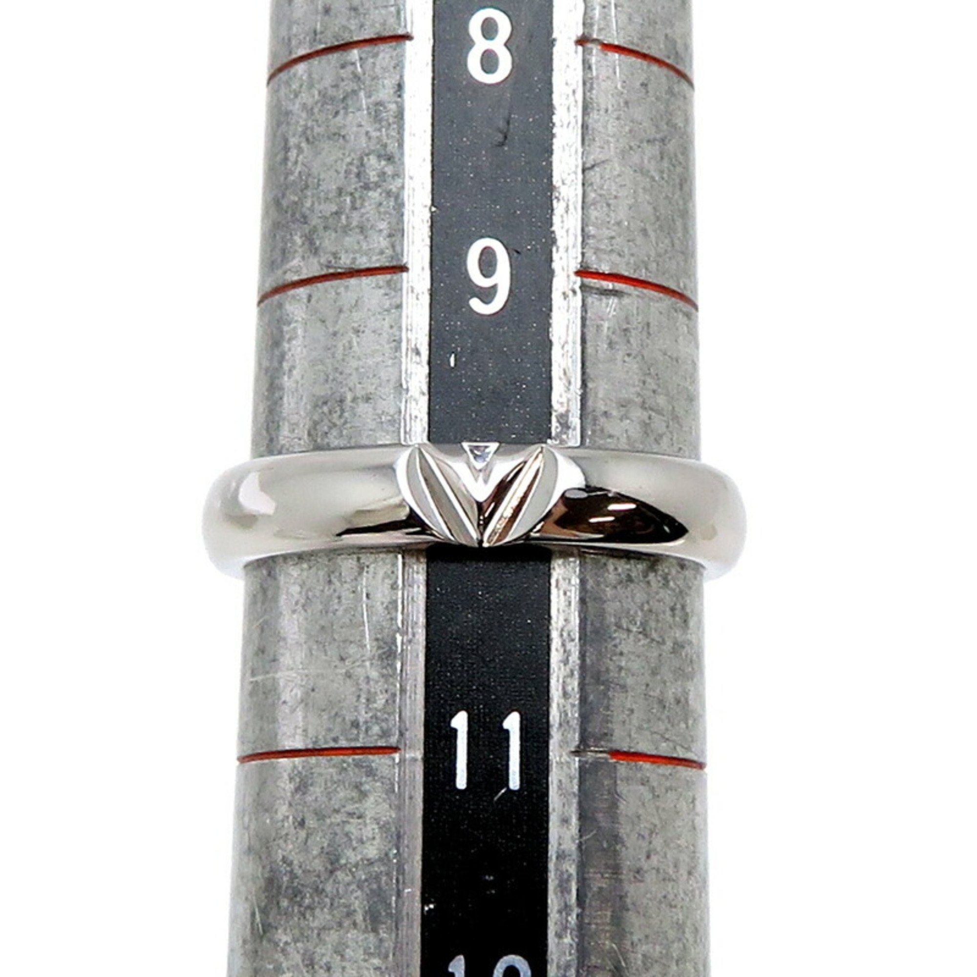 Louis Vuitton #50 Volt Multi Marriage Ladies Ring Q9061K 750 White Gold Size 10