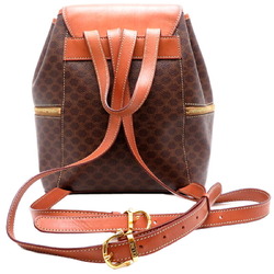 Celine Macadam Pattern Women's Backpack/Daypack M95 Leather Brown