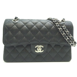 Chanel Matelasse 23 Chain Shoulder Women's Bag A01113 Caviar Skin Black