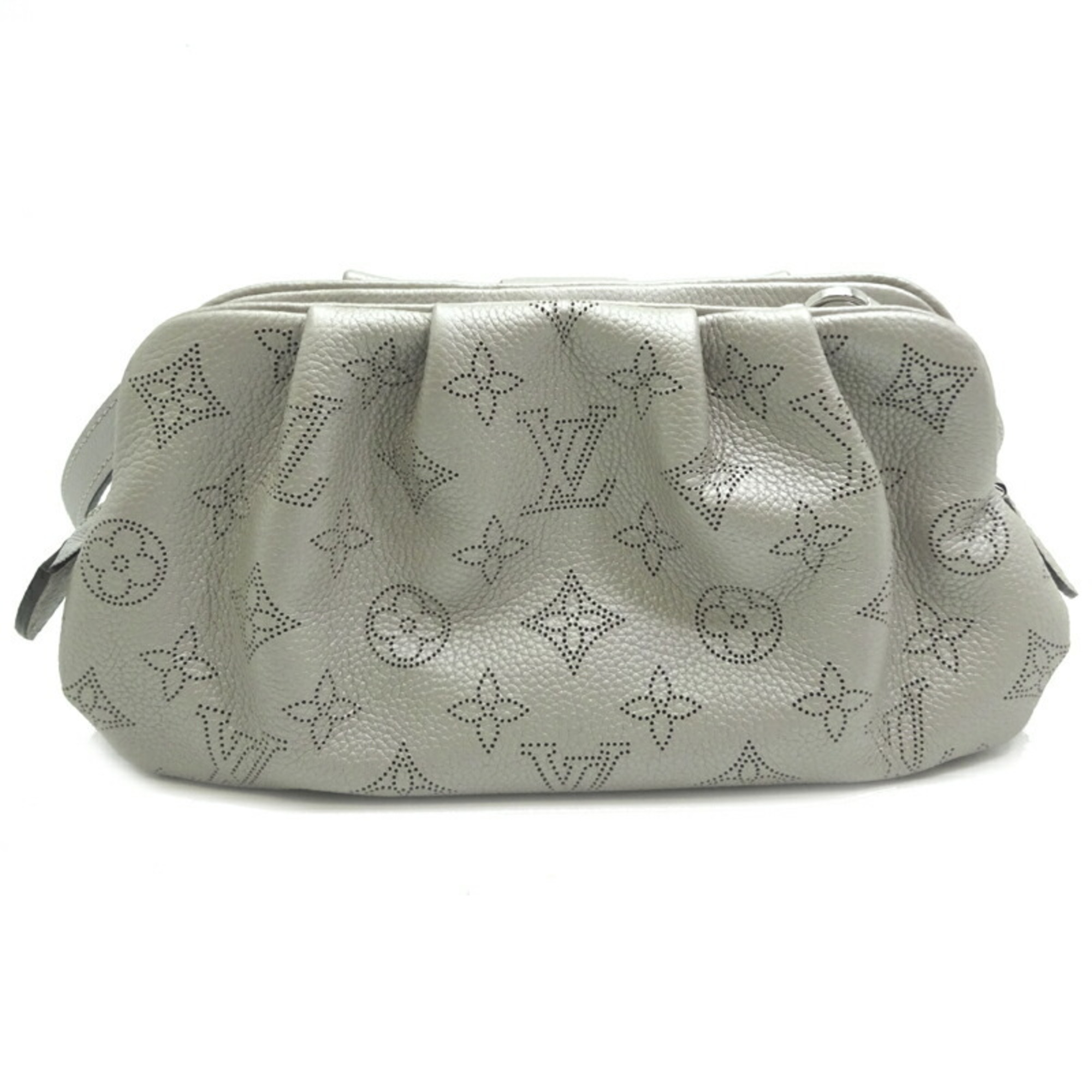Louis Vuitton Scala Women's Shoulder Bag M80904 Monogram Mahina Grisli (Gray)
