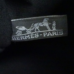 Hermes Troca Horizontal MM Women's Tote Bag Canvas Noir (Black)