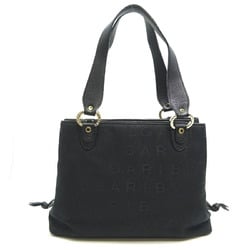 Bvlgari Mania 2Way Bag Women's Handbag Canvas Black
