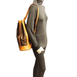 Louis Vuitton Randonne Women's and Men's Shoulder Bag M42243 Monogram Ebene (Brown)