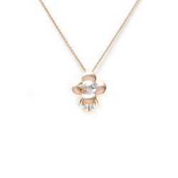 Louis Vuitton Vivienne S K18PG Pink Gold K18WG White K18YG Yellow Necklace