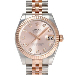 Rolex ROLEX Datejust 31 178271G Pink Dial Wristwatch for Men and Women