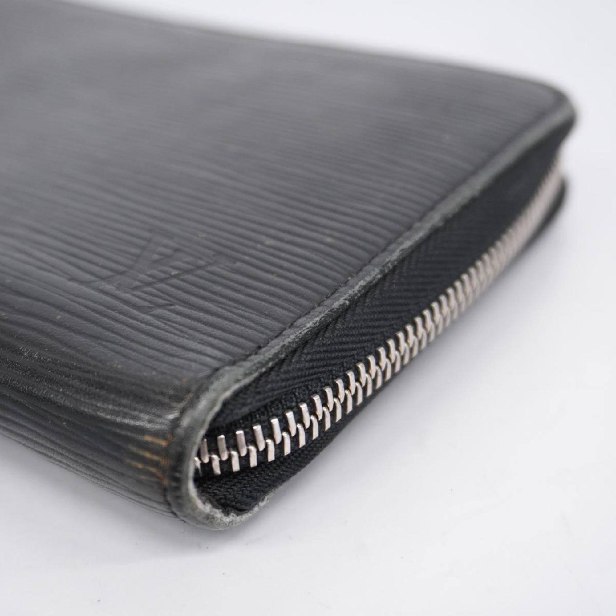 Louis Vuitton Long Wallet Epi Zippy Organizer M63852 Noir Men's