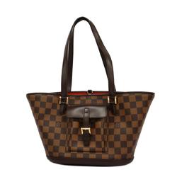 Louis Vuitton Shoulder Bag Damier Manosque PM N51121 Ebene Women's