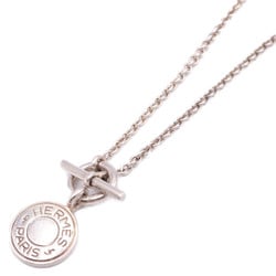 HERMES Hermes Ag925 Amulet H Confetti Serie Necklace Silver Women's