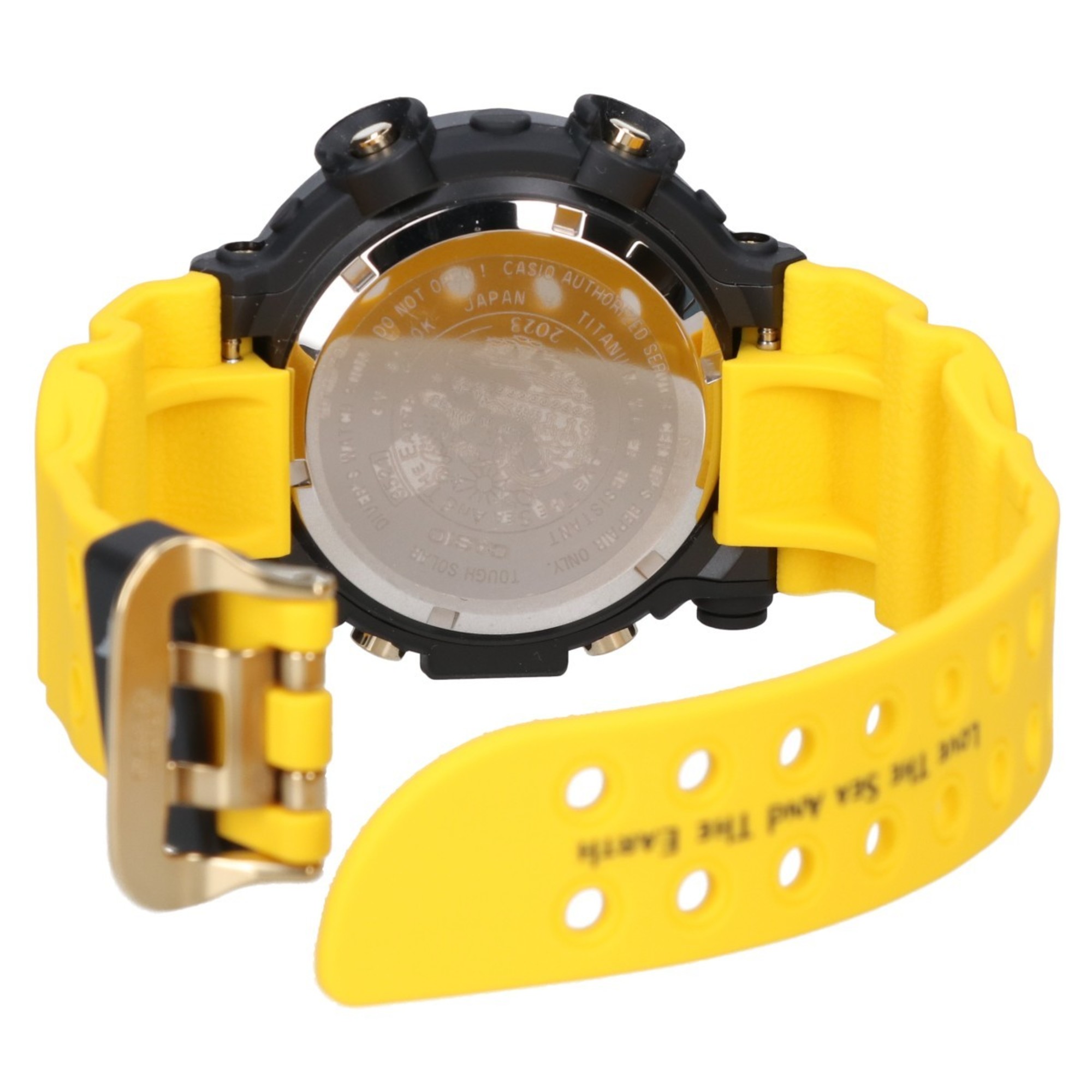 CASIO G-SHOCK GW-8200K-9JR Isearch Japan Collaboration Model MASTER OF G-SEA FROGMAN Tough Solar Watch Black Yellow Men's