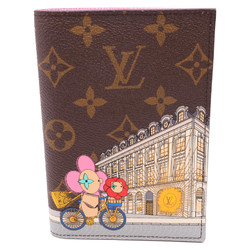 LOUIS VUITTON M81635 Vivienne Couverture Passport Case, Brown, Multicolor, Women's