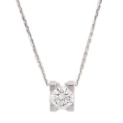 Cartier C de Necklace Diamond 0.79ct K18WG N7406200