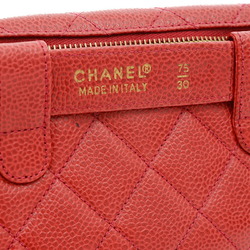 Chanel Matelasse Waist Bag, Pouch, Belt Caviar Skin, Red