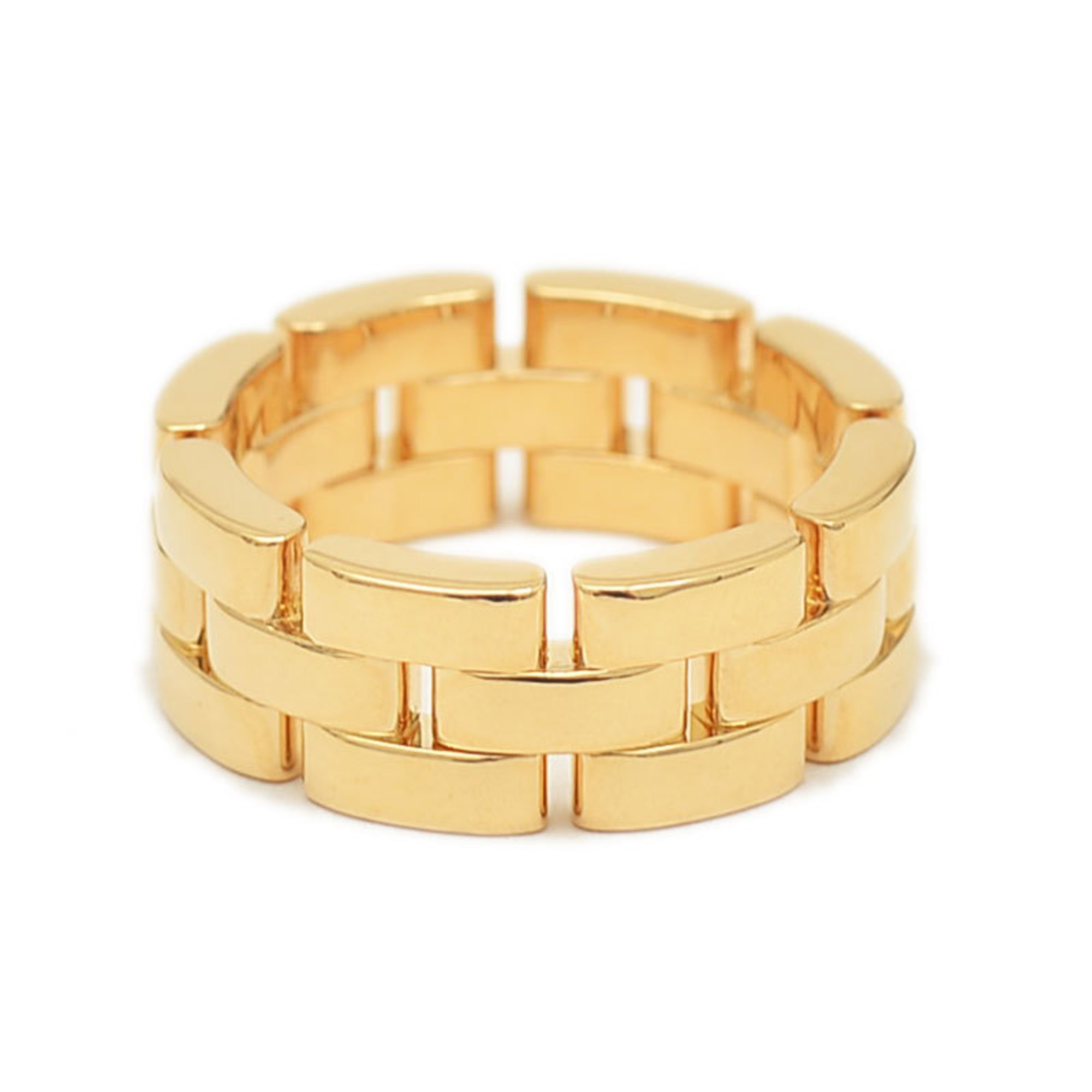 Cartier Maillon Panthere Ring 3 Row K18YG #52 B42306