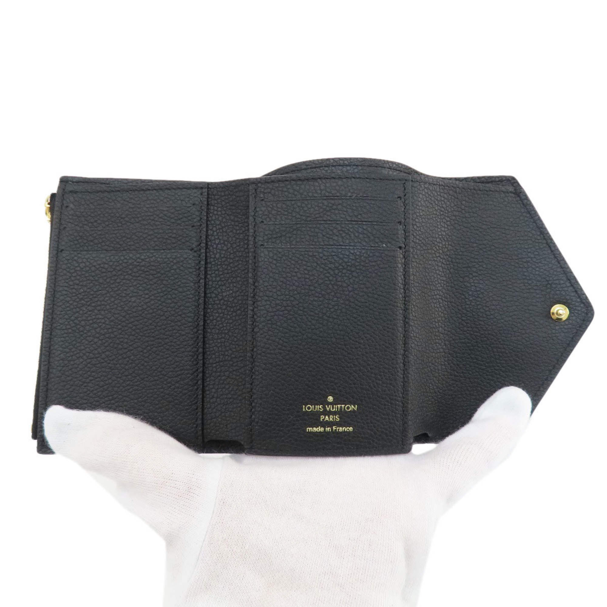 Louis Vuitton M80968 Portefeuille Victorine Empreinte Bi-fold Wallet Women's LOUIS VUITTON