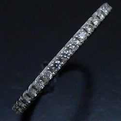 TIFFANY&Co. Tiffany Metro Eternity Ring Diamond Pt950 Platinum 291900